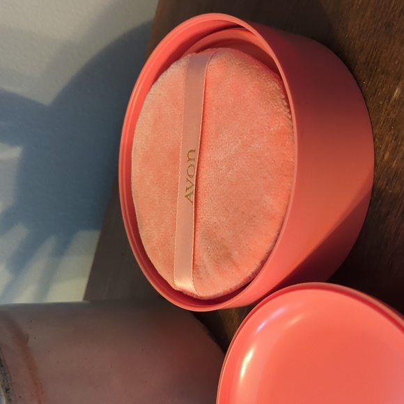 Vintage Pink Avon Unforgettable  Beauty Dust Powder Box Unopened - Picture 3 of 9